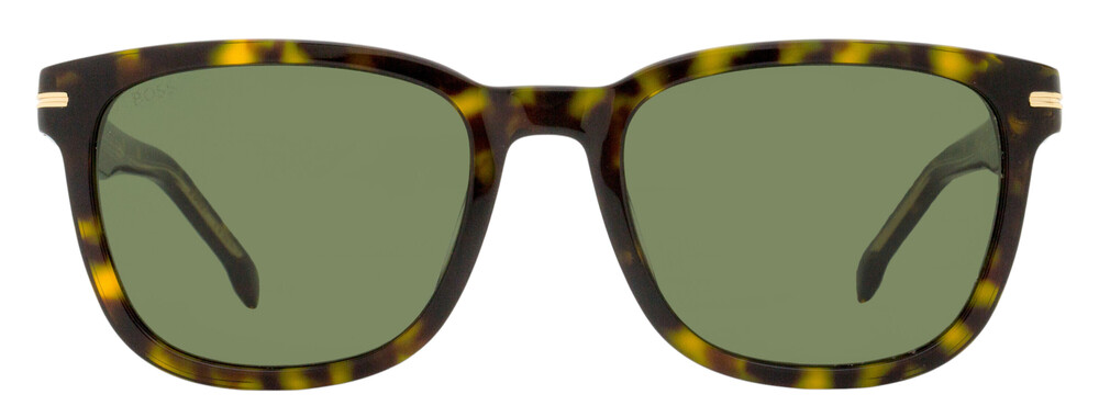 Boss Retro Rectangular Sunglasses B1722/G/S 086QT Havana 54mm - Picture 2 of 2